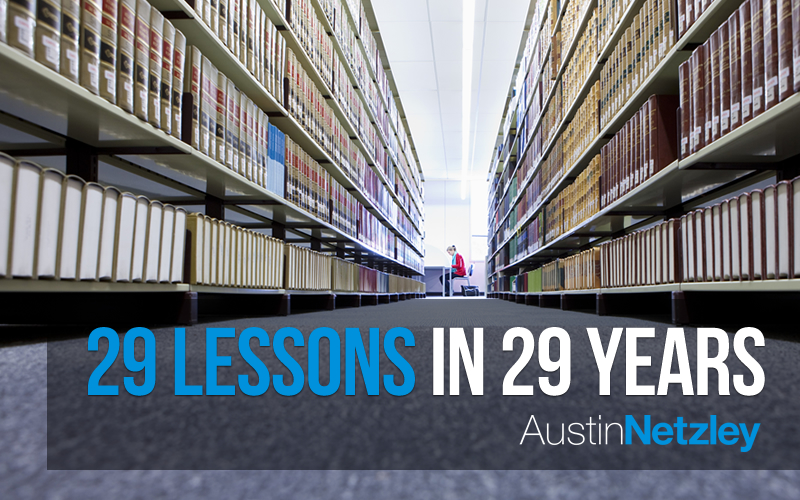 29 Lessons in 29 Years